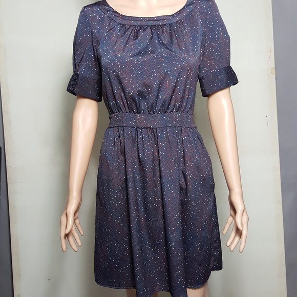 BCBGeneration Womans Dress Size 6 Navy Blue Red - Picture 2 of 7